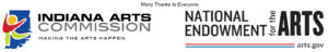 Indiana Arts Commission and National Endowment for the Arts Logos